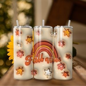 20 oz insulated fall vines tumbler